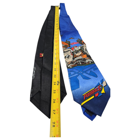 PAIR Ralph Marlin Star Wars 1999 VTG Neck Ties Sith Dark Side Race to Freedom - Picture 9 of 9